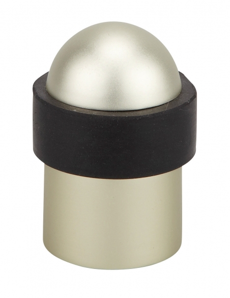 Fermaporta da avvitare, fissaggio a pavimento, alluminio, Ø38 x 34,5 mm, cromato – THIRARD