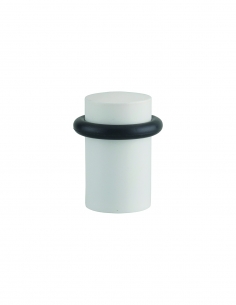 Fermaporta da pavimento Ø 25 mm, altezza 42 mm, bianco – THIRARD