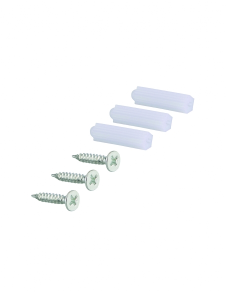 Fermaporta magnetico, corpo in lega, fissaggio a pavimento, bianco opaco – THIRARD