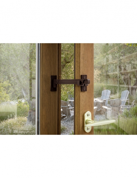 Limitatore di apertura per finestra e portafinestra, 1 o 2 ante, finitura effetto legno – THIRARD