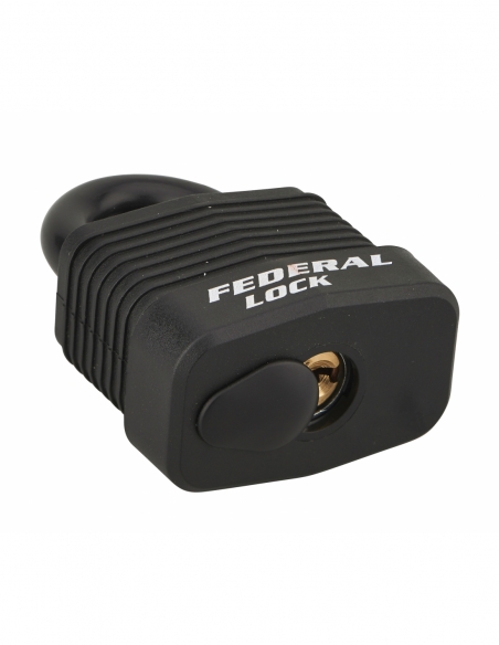 Lucchetto Bumper a chiave, acciaio, per esterno, 45 mm, 2 chiavi – THIRARD