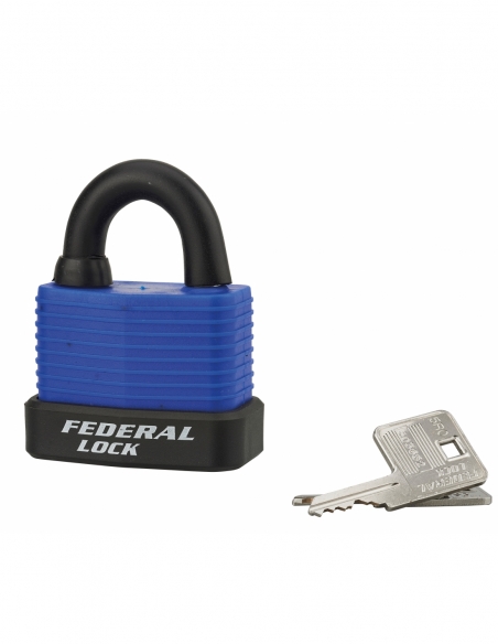 Lucchetto Bumper a chiave, acciaio, per esterno, 54 mm, 2 chiavi – THIRARD