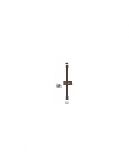 Serratura HORGA A2P*, marrone, CP Transit 2, a tirante, 88 x 140 mm, sinistra, 4 chiavi, per porta fino a 45 mm – THIRARD