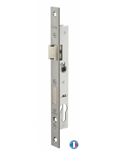 Cassa serratura, asse 16,5 mm, per cilindro europeo, L 28 mm, interasse 70 mm – THIRARD