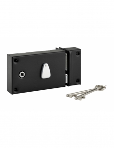 Serratura a 6 leve, con quadro maniglia, 140 x 88 mm, destra – THIRARD