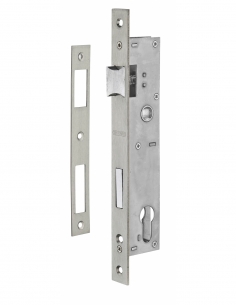 Cassa serratura, asse 24 mm, per cilindro europeo, L 39 mm, T22 – THIRARD