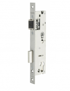 Cassa serratura, asse 30 mm, per cilindro europeo, L 45 mm, interasse 92 mm, senza incontro – THIRARD