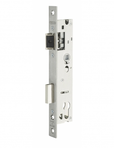 Cassa serratura, asse 26 mm, per cilindro europeo, L 41 mm, interasse 92 mm, senza incontro – THIRARD