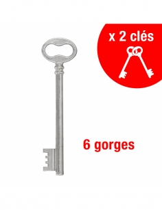 Serratura per griglia a 6 leve, 140 x 88 mm, destra – THIRARD
