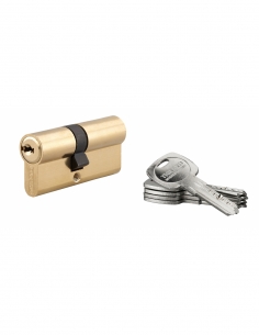 Cilindro europeo TRAFIC 6 30 x 40 mm, ottone, 5 chiavi – THIRARD