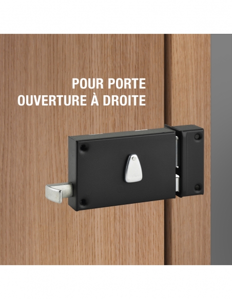 Vista aggiuntiva 3 di Serratura a 6 leve, a tirante, 140 x 88 mm, destra – THIRARD