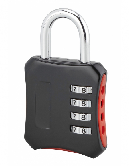 Lucchetto a combinazione Baggy, 4 cifre, interno, arco in acciaio, 50 mm - THIRARD