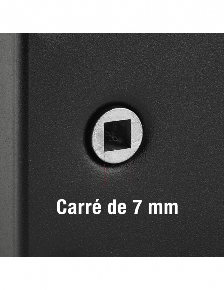 Vista aggiuntiva 3 di Serratura a 6 leve, a tirante, 75 x 130 mm, sinistra – THIRARD