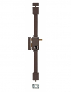 Cassa serratura BELUGA CP, marrone, a tirante, 75 x 130 mm, sinistra – THIRARD