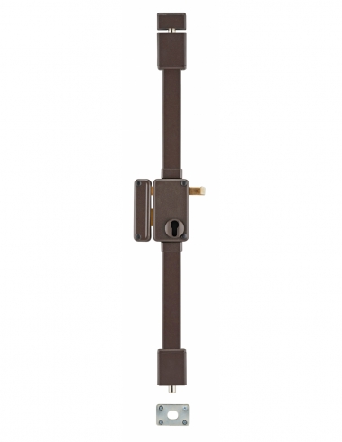 Cassa serratura BELUGA CP, marrone, a tirante, 75 x 130 mm, sinistra – THIRARD