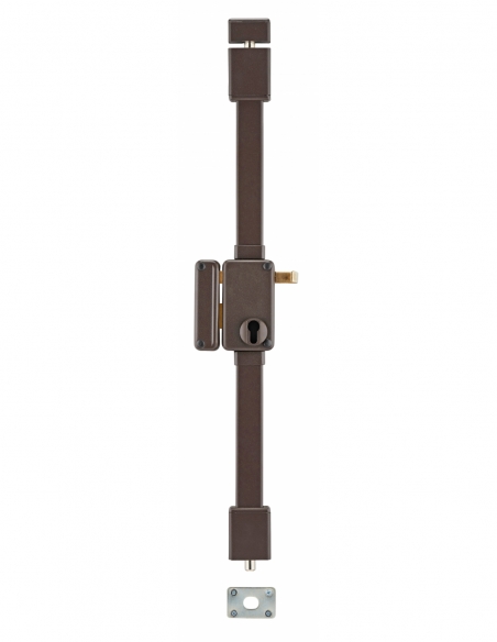 Cassa serratura BELUGA CP, marrone, a tirante, 75 x 130 mm, sinistra – THIRARD