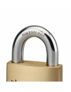 Lucchetto a chiave Fédéral Lock 510 in ottone, per cantiere, arco in acciaio, 40 mm, 2 chiavi - THIRARD