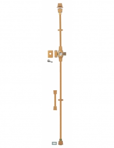 Chiavistello MIRAGE 6 con pomolo e cilindro, chiusura alta e bassa, sinistra, 3 chiavi – THIRARD