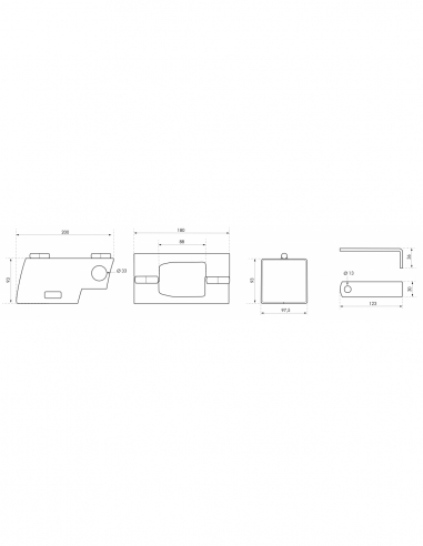 Antifurto per testa di traino bloccabile con lucchetto, acciaio - THIRARD
