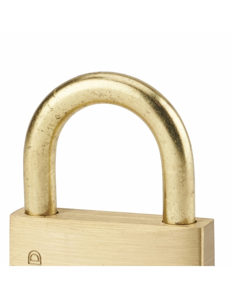 Lucchetto a chiave Tipo 1 in ottone per esterno arco acciaio 50 mm 2 chiavi - THIRARD