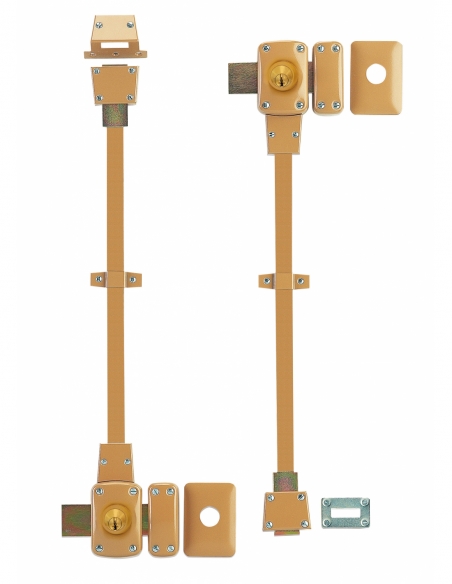 Set 2 chiavistelli Mirage 6 doppia entrata 4 punti destra bronzo – THIRARD