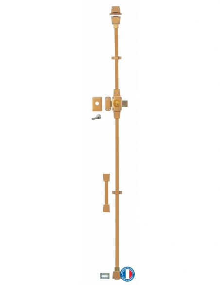 Chiavistello MIRAGE 6 a doppio cilindro, chiusura alta e bassa, sinistra – THIRARD