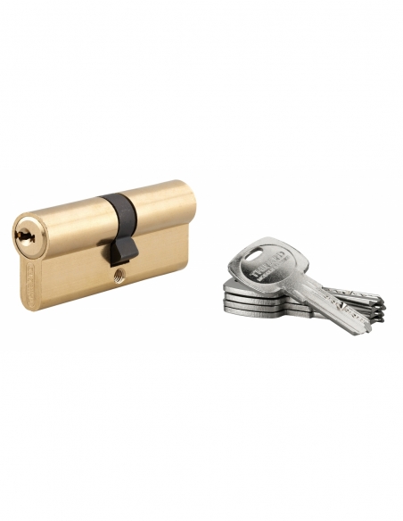 Cilindro europeo TRAFIC 6 40 x 40 mm, ottone, 5 chiavi – THIRARD
