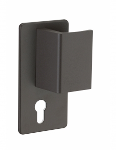 Maniglia Beluga per porta d’ingresso, destra, marrone – THIRARD