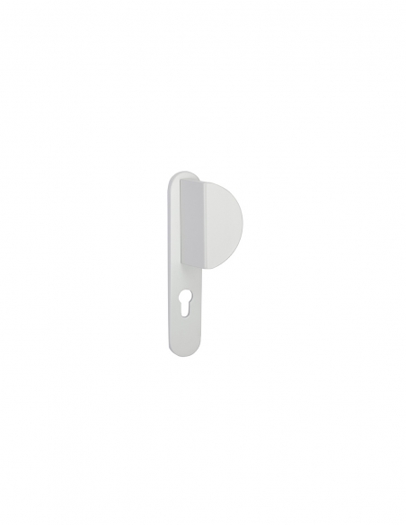 Maniglia CHANTILLY per porta d’ingresso e serratura TRIBANDO, bianca, mezzo set – THIRARD