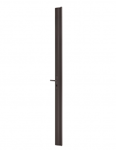 Cassa serratura TRIBANDO a 3 punti con incontro, porta H max 2250 mm, marrone – THIRARD