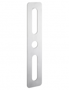 Piastra di finitura rettangolare 60x302 mm, inox - Intelock