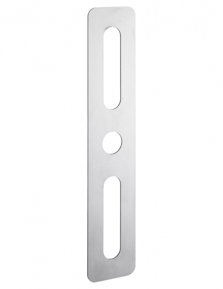 Piastra di finitura rettangolare 60x302 mm, inox - Intelock