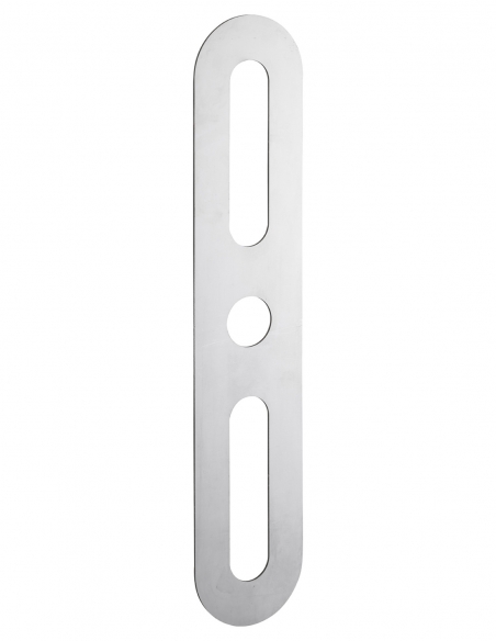 Piastra di finitura arrotondata 60x302 mm, inox - Intelock