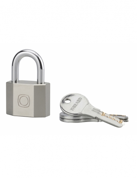 Lucchetto a chiave Octo, in acciaio, per cantiere, arco in acciaio, 40 mm, 3 chiavi - THIRARD