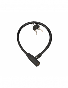 Antifurto con chiave THIRARD Twisty con cavo in acciaio, 5 mm x 0,5 m, 2 chiavi.