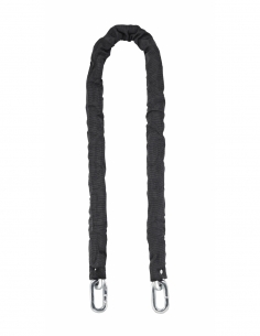 Catena THIRARD Loops in acciaio rivestita in nylon, per bici, moto e barriere, 1,2 m, nera.