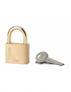Lucchetto THIRARD Type 1 in ottone per esterni, arco in ottone 40 mm, 2 chiavi