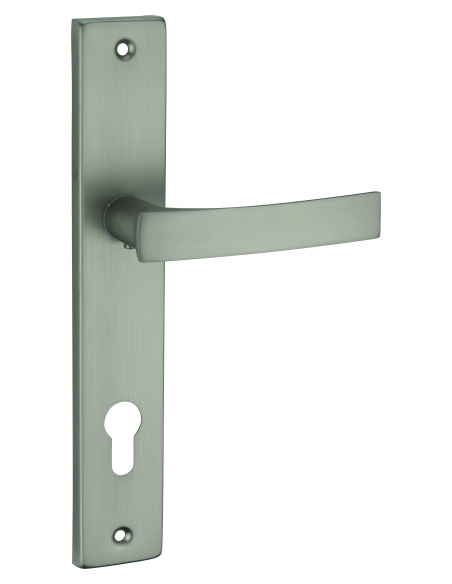Set maniglie HEMERA E215 con foro cilindro, nichel satinato – THIRARD