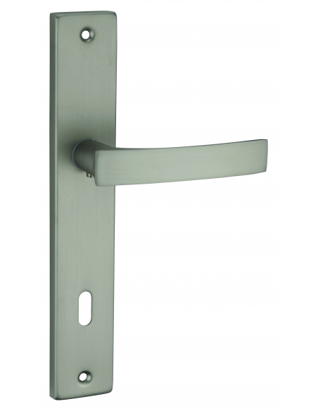 Set maniglie HEMERA E215 con foro chiave, nichel satinato – THIRARD