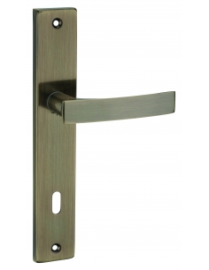 Set maniglie HEMERA E215 con foro chiave, bronzo anticato – THIRARD