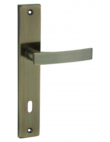 Set maniglie HEMERA E215 con foro chiave, bronzo anticato – THIRARD