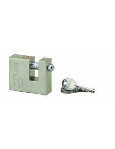 RECT LUCCHETTO IN OTTONE 50 ACCIAIO SH
