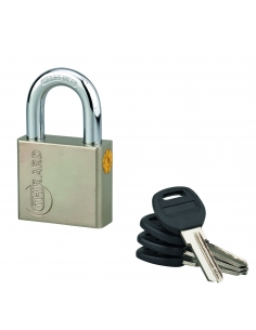 QUADRA LUCCHETTO 50MM NICKEL PLACCATO ACCIAIO