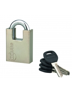 QUADRA LUCCHETTO 50MM ANELLO NICKEL PLACCATO