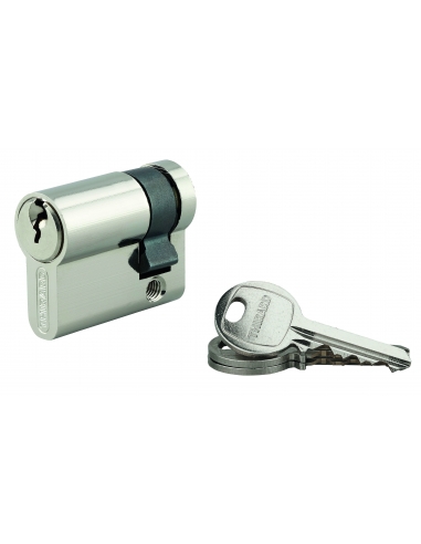 Semicilindro europeo SA UNIKEY 35x10 mm nichelato THIRARD