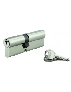 Cilindro europeo SA 40 x 55 mm nichelato con 3 chiavi UNIKEY a chiave uguale THIRARD