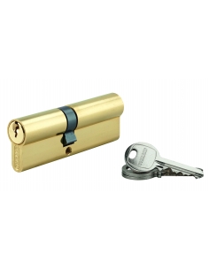 Cilindro europeo SA UNIKEY 40 x 50 mm in ottone, chiave uguale, 3 chiavi, vite 60 mm - THIRARD