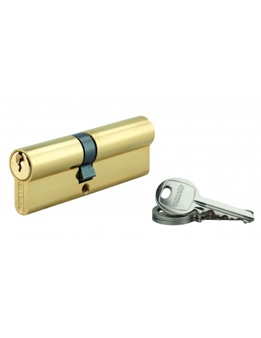 Cilindro europeo SA UNIKEY 40 x 50 mm in ottone, chiave uguale, 3 chiavi, vite 60 mm - THIRARD