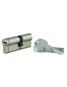 Cilindro europeo Transit 1, 35 x 45 mm, nichelato, 5 chiavi lunghe – THIRARD