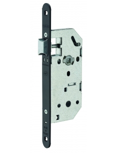 Serratura MONOMAX NF con scrocco, asse 40 mm, frontale nero, senza incontro, conf. indivisibile 25 pz – THIRARD